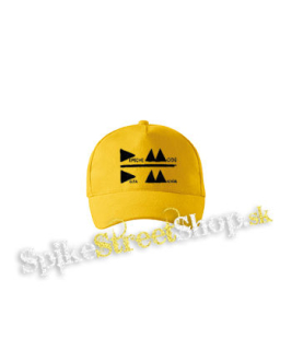 DEPECHE MODE - Delta Machine Logo invert - žltá šiltovka