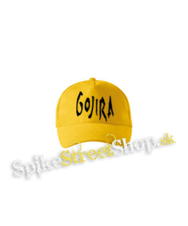 GOJIRA - Logo - žltá šiltovka