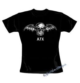 AVENGED SEVENFOLD - A7X Skull - čierne dámske tričko