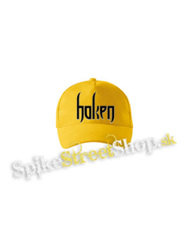 HAKEN - Logo - žltá šiltovka