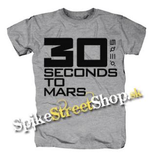 30 SECONDS TO MARS - Big Logo - sivé pánske tričko