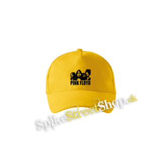 PINK FLOYD - Logo & Band - žltá šiltovka