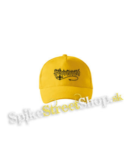 POSSESSED - Logo White - žltá šiltovka