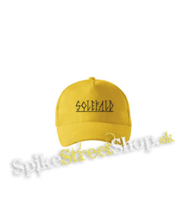 SOLEFALD - Logo - žltá šiltovka