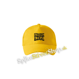STRAIGHT EDGE - Logo Motive 2 - žltá šiltovka