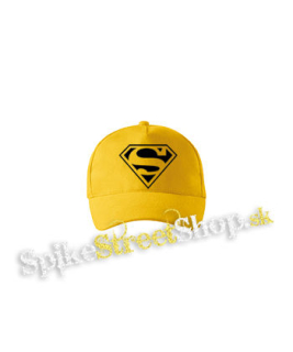 SUPERMAN - Logo - žltá šiltovka