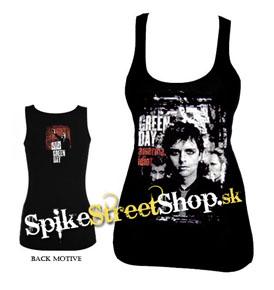 GREEN DAY - American Idiot Band - Ladies Vest Top