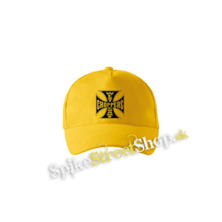 WEST COAST CHOPPERS - Logo - žltá šiltovka