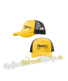 A BULLET FOR PRETTY BOY - žltočierna sieťkovaná šiltovka model "Trucker Cap"