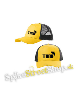 TUNA - žltočierna sieťkovaná šiltovka model "Trucker Cap"