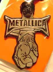 METALLICA - St.Anger - logo väčšie - kovový strieborný prívesok