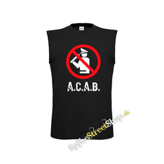 ACAB - Pictogram - čierne pánske tričko bez rukávov