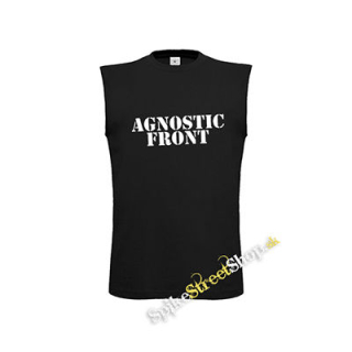 AGNOSTIC FRONT - Logo - čierne pánske tričko bez rukávov