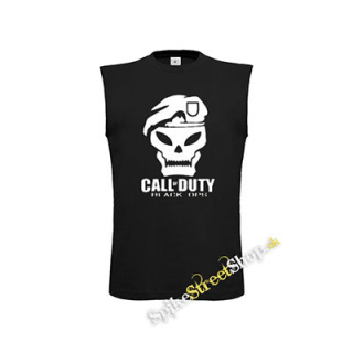 CALL OF DUTY - Skull - čierne pánske tričko bez rukávov