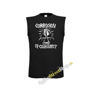CORROSION OF CONFORMITY - Logo Skull  Motive 2 - čierne pánske tričko bez rukávov
