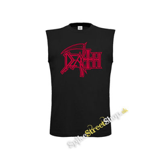 DEATH - Logo - čierne pánske tričko bez rukávov