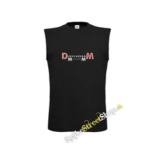 DEPECHE MODE - Memento Mori Logo Crest - čierne pánske tričko bez rukávov