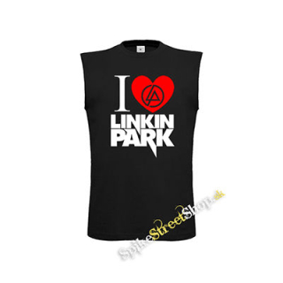 I LOVE LINKIN PARK - čierne pánske tričko bez rukávov