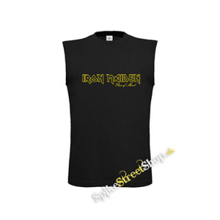 IRON MAIDEN - Piece Of Mind Logo - čierne pánske tričko bez rukávov