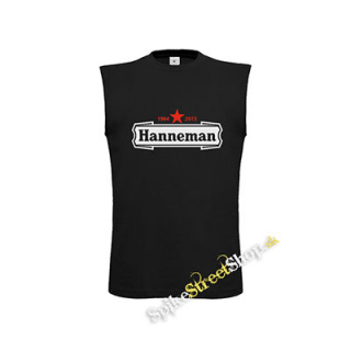 JEFF HANNEMAN - Logo - čierne pánske tričko bez rukávov