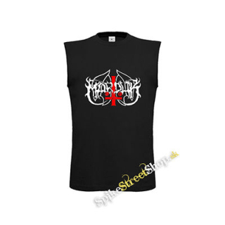 MARDUK - Red Cross Logo - čierne pánske tričko bez rukávov