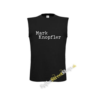 MARK KNOPFLER - Logo - čierne pánske tričko bez rukávov