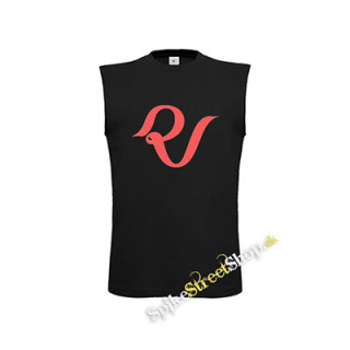 RED VELVET - Original Logo - čierne pánske tričko bez rukávov