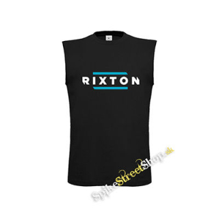 RIXTON - Logo - čierne pánske tričko bez rukávov