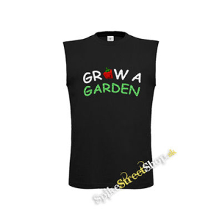 ROBLOX - Grow A Garden - čierne pánske tričko bez rukávov