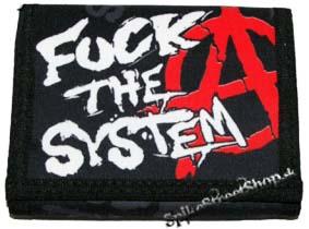 ANARCHY - FUCK THE SYSTEM - peňaženka