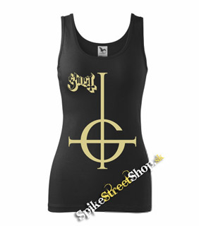 GHOST - Gold Logo - Ladies Vest Top