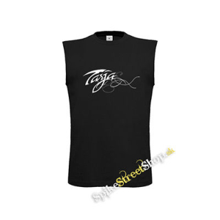 TARJA - Logo - čierne pánske tričko bez rukávov