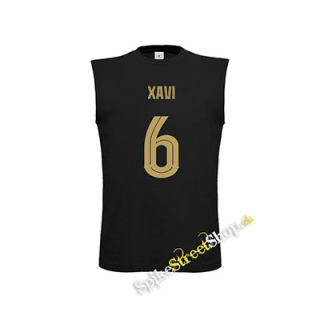 XAVI - 6 - čierne pánske tričko bez rukávov
