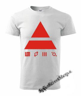 30 SECONDS TO MARS - Red Triad - biele pánske tričko