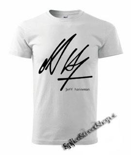 JEFF HANNEMAN - Signature - biele pánske tričko