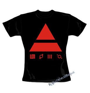 30 SECONDS TO MARS - Red Triad - čierne dámske tričko