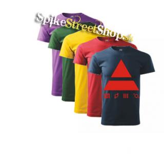 30 SECONDS TO MARS - Red Triad - farebné pánske tričko