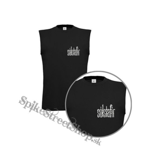 SOLSTAFIR - Logo - čierne pánske tričko bez rukávov