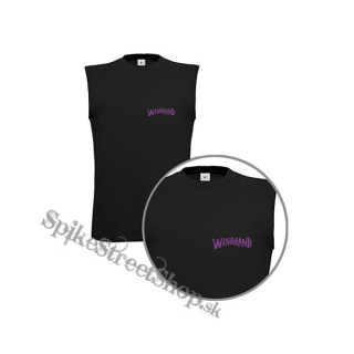 WINDHAND - Logo Purple - čierne pánske tričko bez rukávov