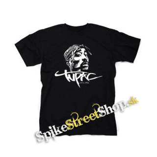 2 PAC - Portrait Years - čierne detské tričko