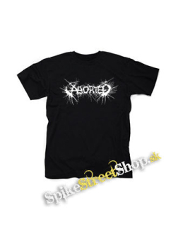 ABORTED - Logo - čierne detské tričko