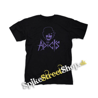 ADICTS - Purple Feline - čierne detské tričko