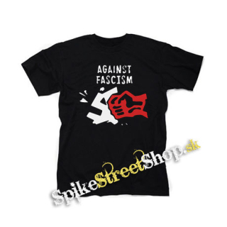 AGAINST FASCISM - čierne detské tričko