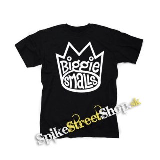 BIGGIE SMALLS - Logo - čierne detské tričko