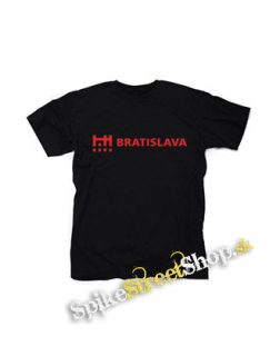 BRATISLAVA - čierne detské tričko