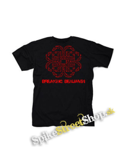 BREAKING BENJAMIN - Red Logo - čierne detské tričko