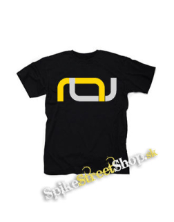 CALISTATIC - Yellow Logo Symbol - čierne detské tričko