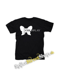 COLDPLAY - Butterfly Logo - čierne detské tričko