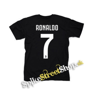 CRISTIANO RONALDO - 7 - čierne detské tričko