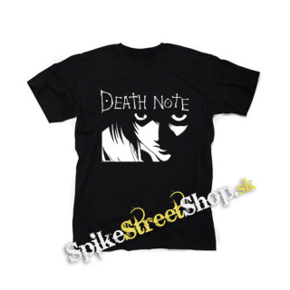 DEATH NOTE - Logo And Portrait - čierne detské tričko